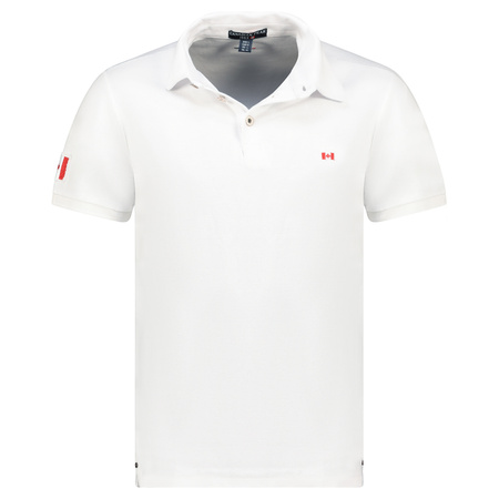 Koszulka polo Canadian Peak KARSEAK WHITE RM MEN 254 (RBMSZ1394H/CP-BLANC)