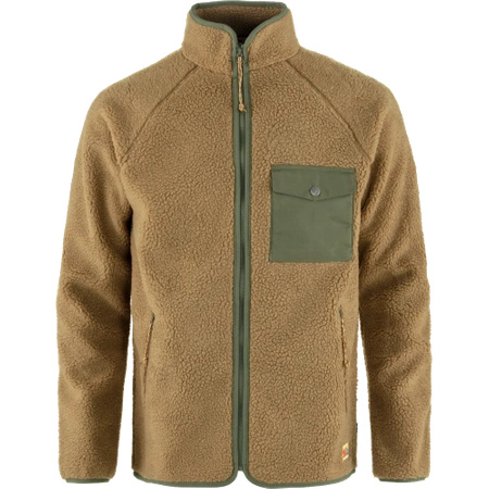 Polar męski Fjällräven Vardag Pile Fleece M Buckwheat Brown-Laurel Green (F84158-232-625)