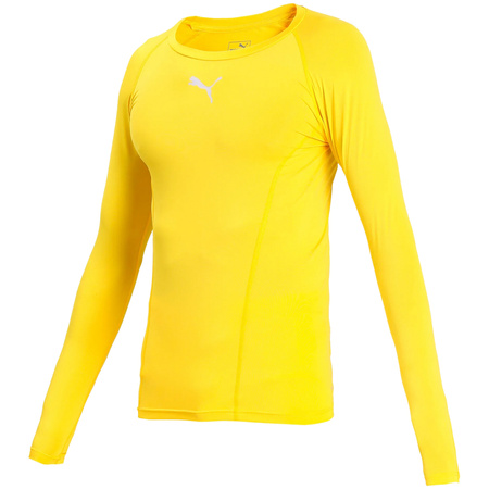 Koszulka męska Puma Liga Baselayer Tee LS żółta (655920 06)