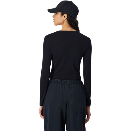Koszulka damska Champion Crewneck Croptop czarna (117435 KK001)