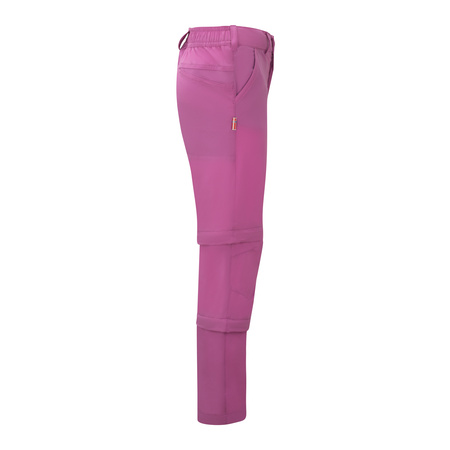 Spodnie trekkingowe dziecięce dla chłopca/dziewczynki Trollkids Kids Preikestolen Double Zip-Off Pants mallow pink/violet blue (623-242)