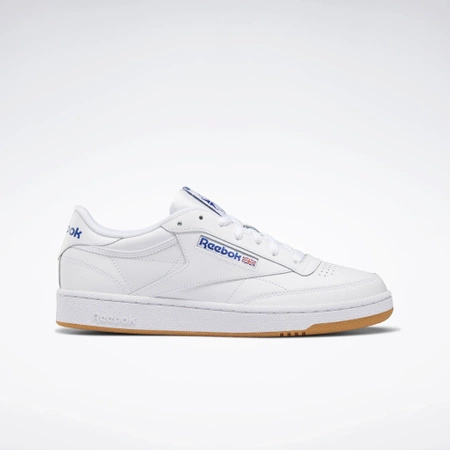 Wyprzedaż - Buty sportowe męskie Reebok Club C 85 sneakersy tenisówki białe (AR0459/100000158)