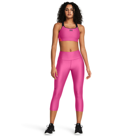Wyprzedaż - Spodnie damskie sportowe Under Armour Tech Hi Capri treningowe różowe (1365334-572)