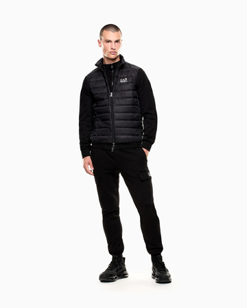 Kamizelka męska puchowa EA7 Emporio Armani ocieplana bezrękawnik czarny (8NPQ06-PNGPZ-1200)