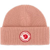 Czapka beanie damska/męska Fjällräven 1960 Logo Hat Dusty Rose wełniana zimowa różowa (F78142-300)