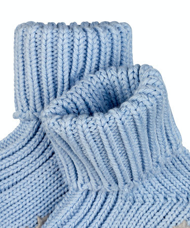 Wyprzedaż - Skarpetki niemowlęce antypoślizgowe FALKE Cotton Catspads SO CP crystal bl (10603-6290)