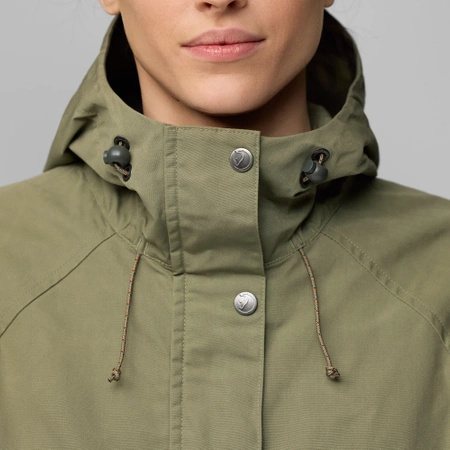 Wyprzedaż - Kurtka softshell damska Fjällräven Vardag Anorak W Green (F87009-620)
