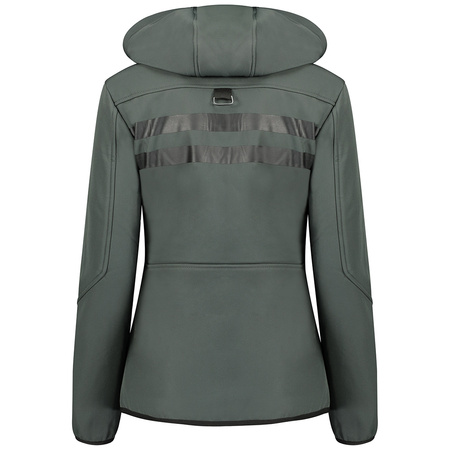 Softshell Geographical Norway REINE DGREY-ORANGE ASS A EO DB LADY 007 ciemnoszary / pomarańczowy damska (WU8184F/GNO-Dark Grey / Orange)