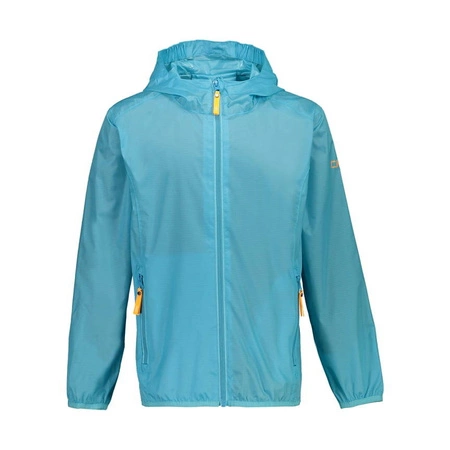 Wyprzedaż - Kurtka dziecięca turystyczna CMP Kid G Jacket Rain Fix Hood wodoodporna niebieska (3X53255-L384)