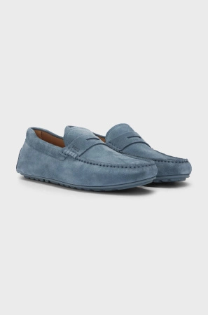 Buty BOSS otwarte niebieskie Noel Mocc sdpeb (50541750-460)