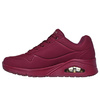 Buty sportowe damskie Skechers Uno Stand On Air sneakersy do kostki bordowe (73690-PLUM)