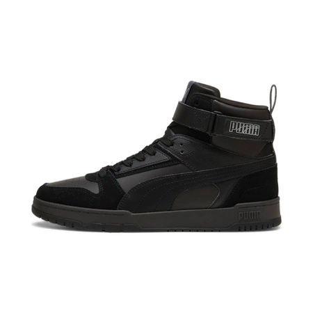 Wyprzedaż - Sneakersy męskie Puma RBD Game SD wysokie za kostkę szare (397551-03)