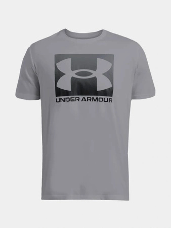 Koszulka sportowa męska Under Armour UA Boxed Sports t-shirt treningowy szary (1386793-011)