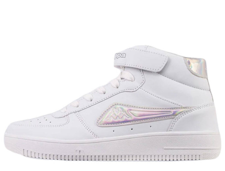  Sneakersy damskie z wysoką cholewką KAPPA BASH MID GC WOMEN WHITE/MULTI (242610GC-1017)