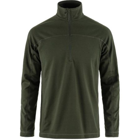 Polar męski Fjällräven Abisko Lite Fleece Half Zip M Deep Forest (F87113-662)