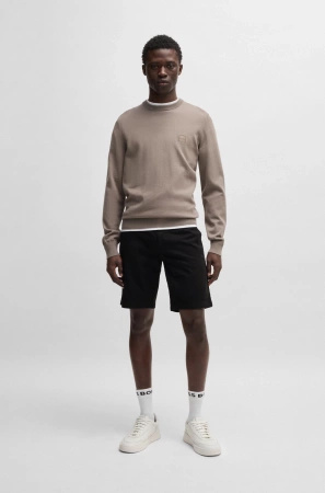 Szorty BOSS Chino-slim-Shorts czarny (50536723-001)