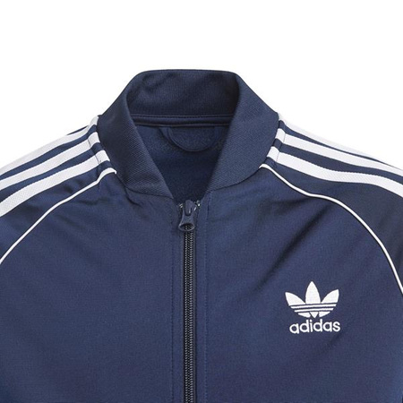 Bluza młodzieżowa Adidas Originals SST TRACK TOP męska sportowa rozpinana granatowa (GN8452)