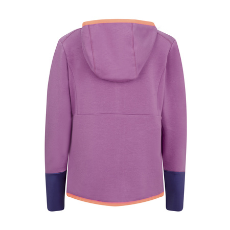 Kurtka polarowa dziecięca dla dziewczynki Trollkids Girls Saltfjord Jacket mallow pink/papaya/violet blue (528-242)