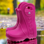 Kalosze Crocs Kids Handle It Rain Boot (12803PINK)