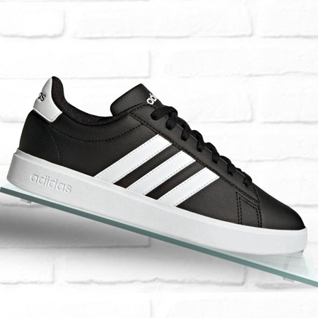 Buty sportowe adidas GRAND COURT 2.0 czarno-białe tenisówki (GW9196)