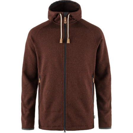 Polar męski Fjällräven Övik Fleece Hoodie M Autumn Leaf (F82252-215)