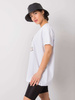 Pistacjowy t-shirt z napisem Elani (FA-TS-6892.88)