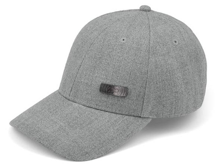 Metalowa czapka unisex Monotox Logo w kolorze szarym (MX22038)