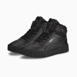 Buty zimowe damskie/młodzieżowe Puma Carina 2.0 MID WTR JR sneakersy wysokie czarne (387380-01)