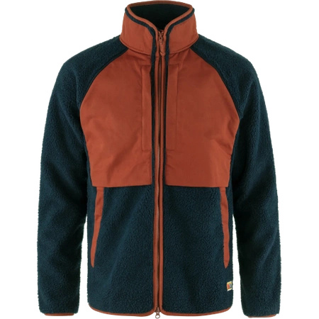 Polar męski Fjällräven Vardag Pile Jacket M Navy-Autumn Leaf (F87164-560-215)