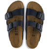 Klapki damskie Birkenstock Arizona BF Birko-Flor Blue narrow wąskie granatowe (51753)