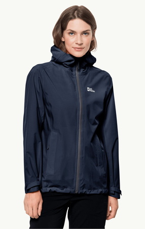 Wyprzedaż - Kurtka przeciwdeszczowa damska Jack Wolfskin Pack & Go Shell W (1111514_1010)