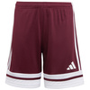 Spodenki dla dzieci adidas Squadra 25 bordowe (JC8665)