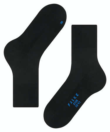 Wyprzedaż - Skarpety sportowe męskie/damskie długie FALKE Run SO black (16605-3000)
