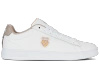 Męskie sneakersy K-Swiss COURT SHIELD II WHITE/TAUPE/JURASSIC GOLD-M (04412-988-M)
