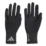 Rękawiczki zimowe unisex adidas Aeroready Gloves U sportowe odprowadzają wilgoć elementy odblaskowe czarne (HT3904)