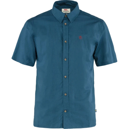 Koszula z krótkim rękawem męska Fjällräven Övik Lite Shirt SS M Uncle Blue (F87038-520)