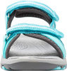 Sandały sportowe dziecięce dla dziewczynki Trollkids Girls Preikestolen Sandal mint/ grey (254-132)