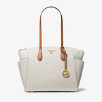 Torebka damska Michael Kors Marilyn Medium Logo Tote Bag VAN-ACR beżowa (30S2G6AT2B)