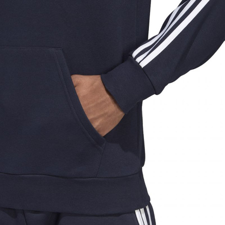 Bluza adidas Essentials 3 Stripes Pullover French Terry czarna M (DU0499)