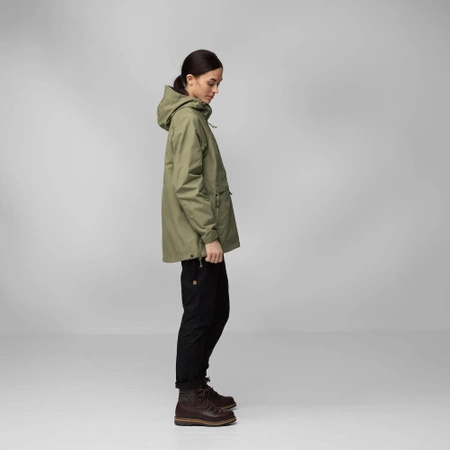 Wyprzedaż - Kurtka softshell damska Fjällräven Vardag Anorak W Green (F87009-620)
