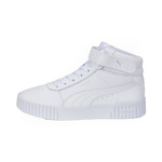 Wyprzedaż - Sneakersy damskie Puma Carina 2.0 Mid buty sportowe wysokie białe (385851-02)
