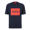 Wyprzedaż - Koszulka T-shirt męska Hugo Boss na lato granatowa (50467952-405)