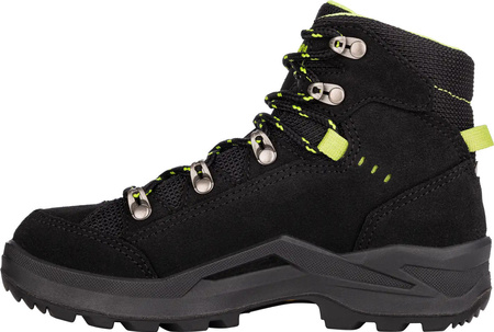 Buty trekkingowe dla dzieci Lowa KODY Evo GTX mid junior schwarz/limone gore-tex wodoodporne (650050 9903)