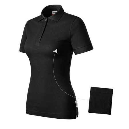Koszulka polo Malfini Resist Heavy Polo W MLI-R21LB czarny 01