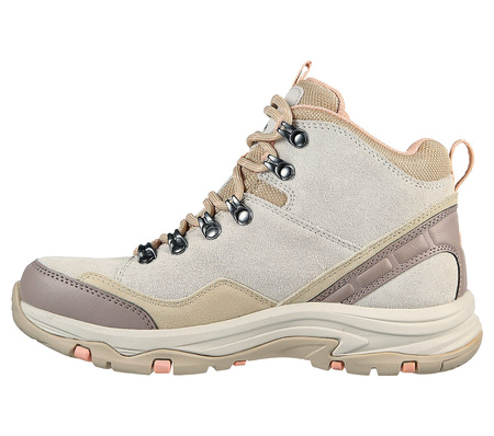 Wyprzedaż - Buty trekkingowe damskie Skechers Relaxed Fit Trego Rocky Mountain RM beżowe (158258-NAT)