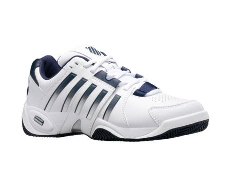 Męskie sneakersy K-Swiss ACCOMPLISH IV WHITE/PEACOAT/SILVER-M (07387-177-M)