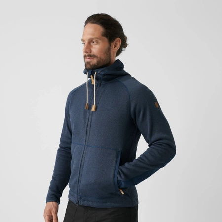 Polar męski Fjällräven Övik Fleece Hoodie M Navy (F82252-560)