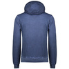 Bluza 3/4 zip męska Geographical Norway GYMCLASS EO TIEDYE BADGE MEN 100 z kapturem granatowa (WU8270H-GNO-NAVY)