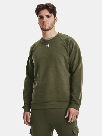 Bluza sportowa męska UNDER ARMOUR FLEECE CREW zielona (1379755-390)