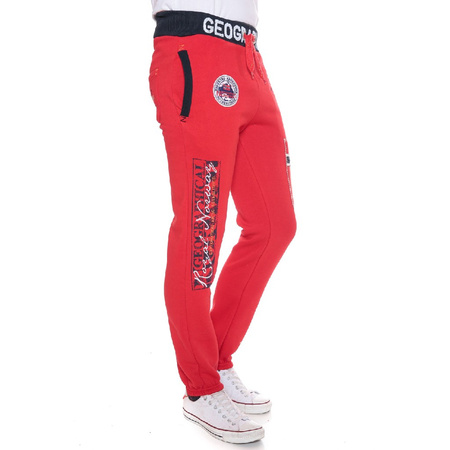 Spodnie dresowe Geographical Norway MYER RED DB MEN 317 czerwony męska (WY8619H/GN-Red)